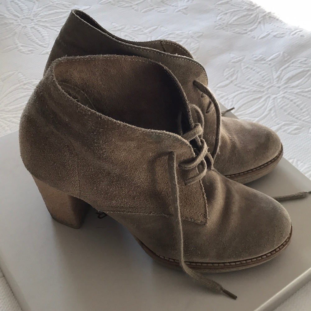 Jcrew Lace Up High Heeled Booties
